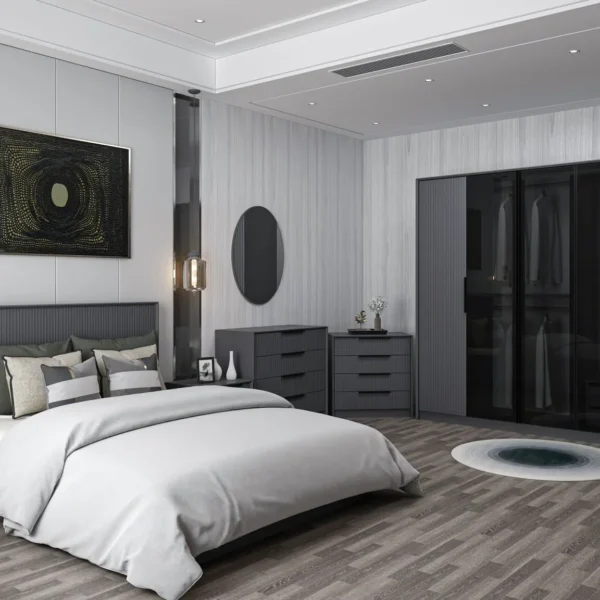 Kale Luxe Yatak Odası Takımı - Antrasit Set 2