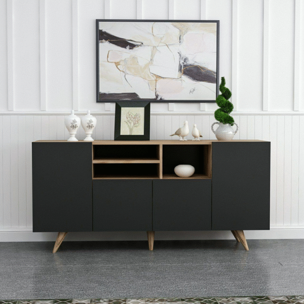 Sansa Modern Konsol 160 Cm - Çırağan/Siyah