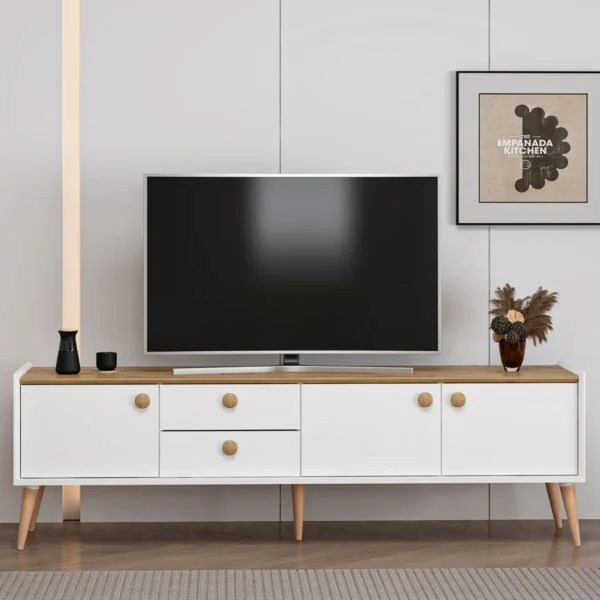 Mitra Tv Ünitesi - Beyaz/Artisan